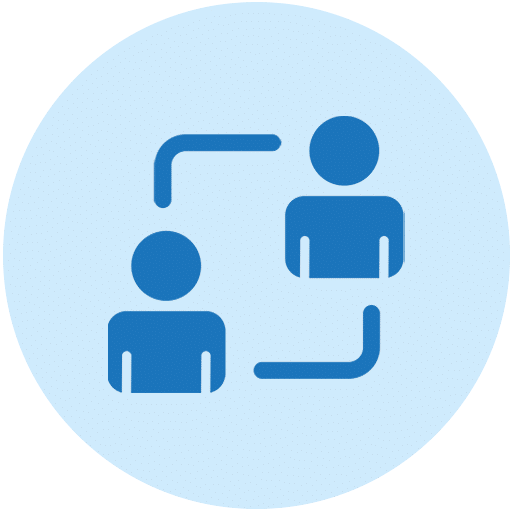 psychological2 Two people connected icon